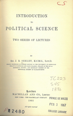 Introduction to Political Science